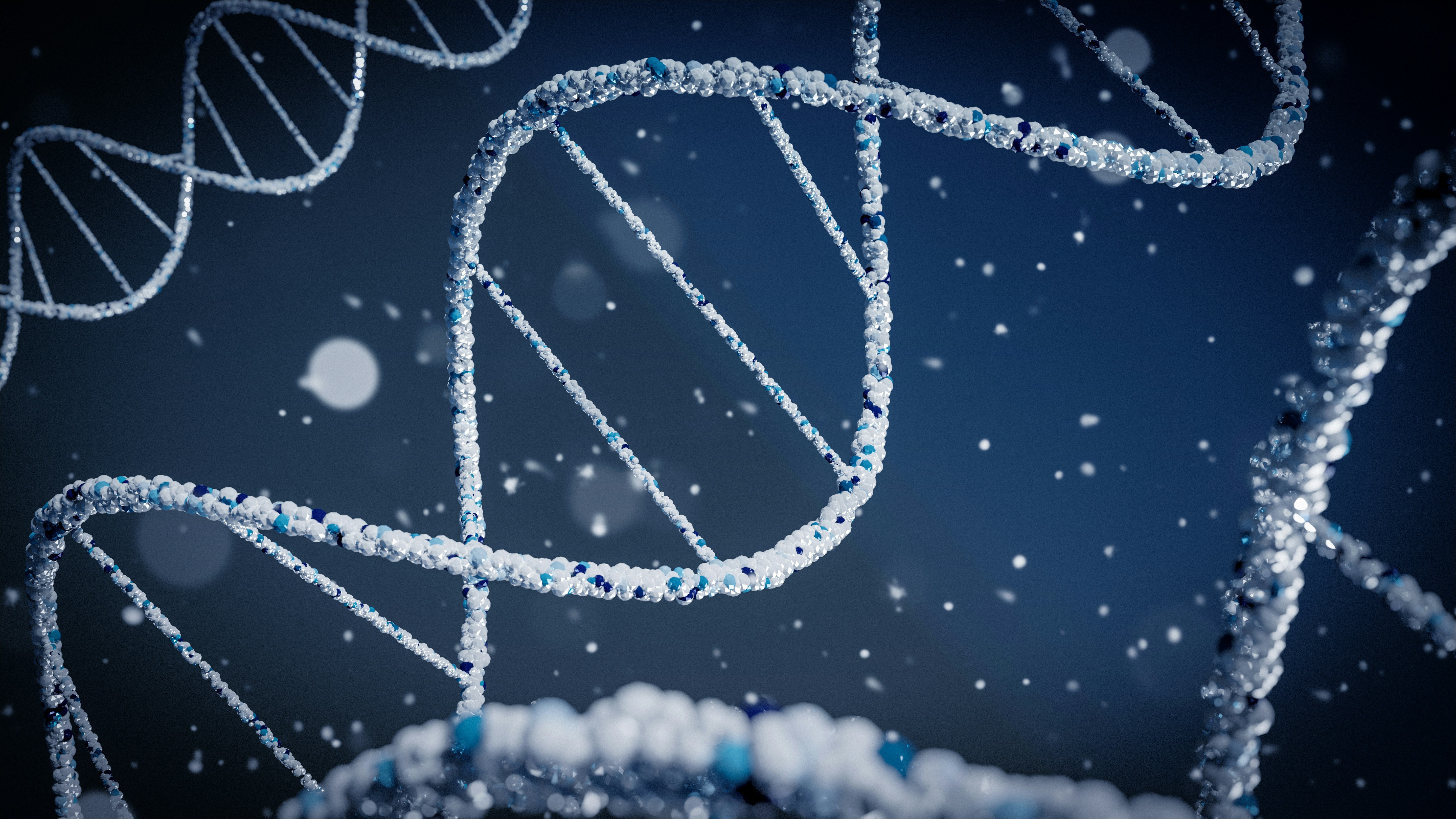 DNA helix structure visualization representing metabolic receptor research